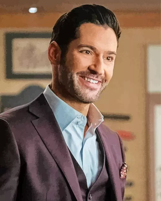 lucifer tom ellis Diamond Dotz Lucifer Tom Ellis Diamond Painting