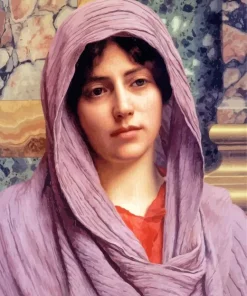 Lycinna By John William Godward Diamond Painting