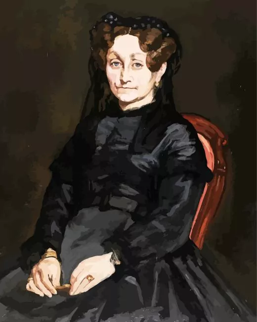 madame auguste manet Diamond By Numbers Madame Auguste Manet Diamond Painting