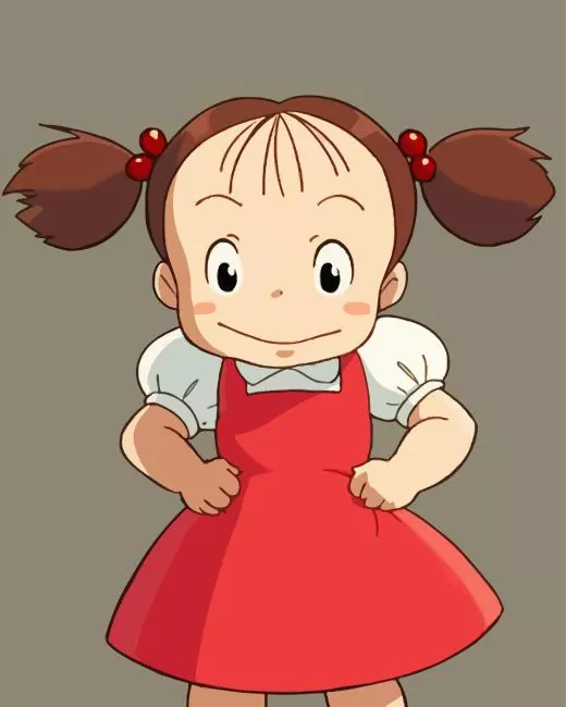 mae my neighbor totoro Diamond By Numbers Mae My Neighbor Totoro Diamond Painting