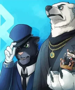 Mafia Bear Diamond Painting