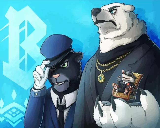 mafia bear Diamond Paintings Mafia Bear Diamond Painting