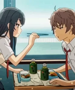 Mai And Sakuta Diamond Painting