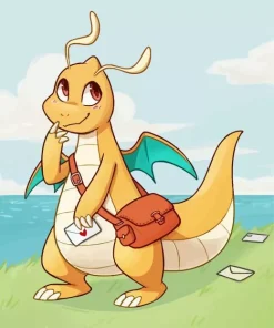 Mailman Dragonite Diamond Painting