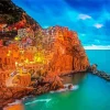 Manarola By Night Diamond Painting