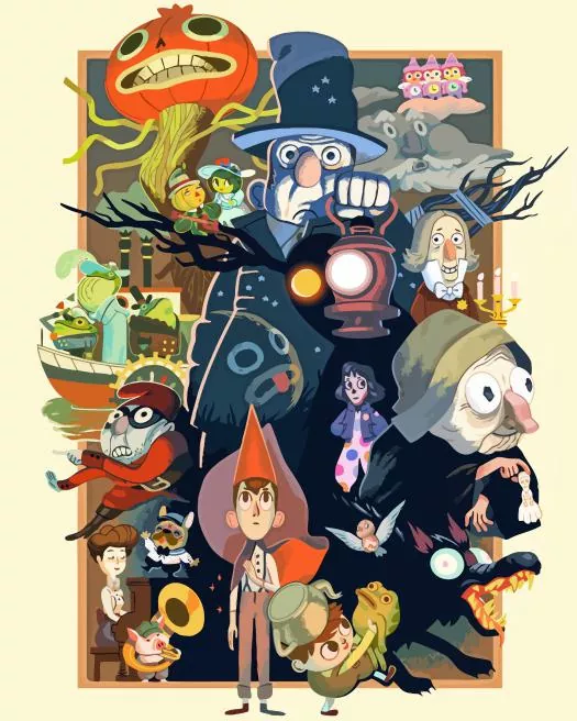 over the garden wall Diamond By Numbers Over The Garden Wall Diamond Painting
