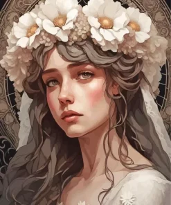 Sad Bride Diamond Painting