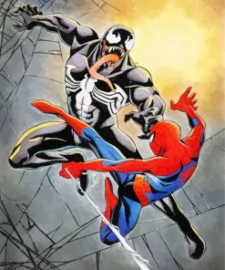 Spiderman VS Venom Diamond Painting