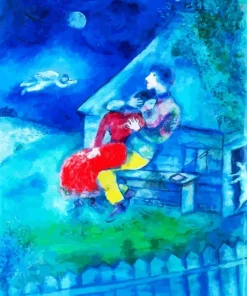 The Lovers Marc Chagall Diamond Painting