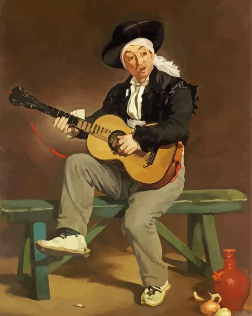 the spanish singer by edouard manet Diamond Paintings The Spanish Singer By Edouard Manet Diamond Painting