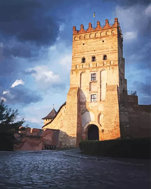 ukraine lubarts castle Diamond Dotz Ukraine Lubarts Castle Diamond Painting