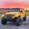 Yellow Jeep Wrangler Car Diamond Painting